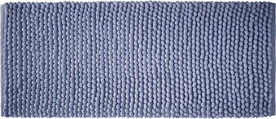 Modrá koupelnová předložka 50x120 cm Aspen Bobble – Bianca Bianca