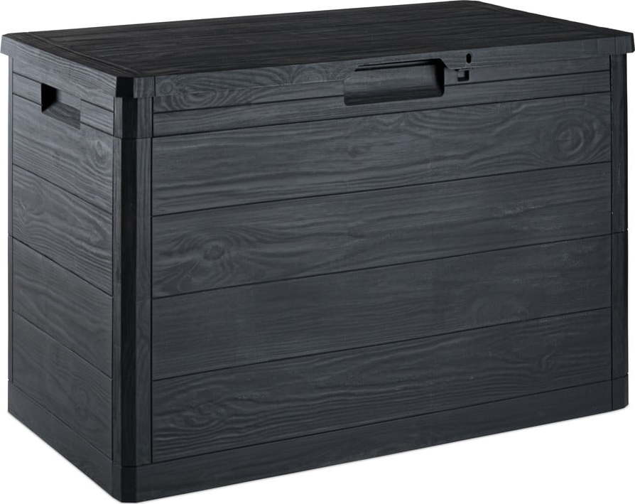 Antracitový zahradní úložný box Woodys – Toomax TOOMAX
