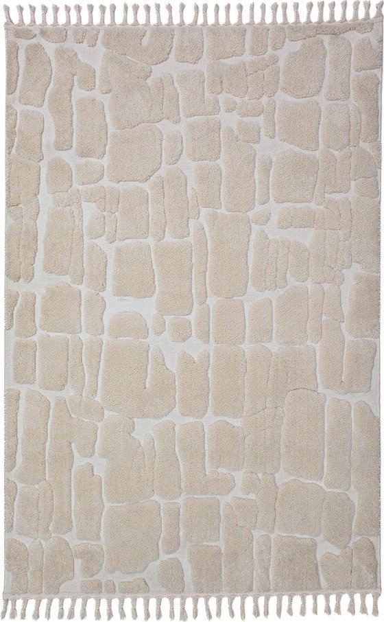 Krémový koberec 133x190 cm Esra Cobbled – Flair Rugs Flair Rugs