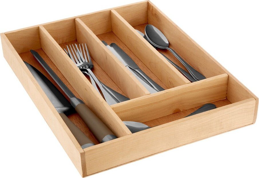 Dřevěný příborník do zásuvky v přírodní barvě 30 x 38 cm – Premier Housewares Premier Housewares