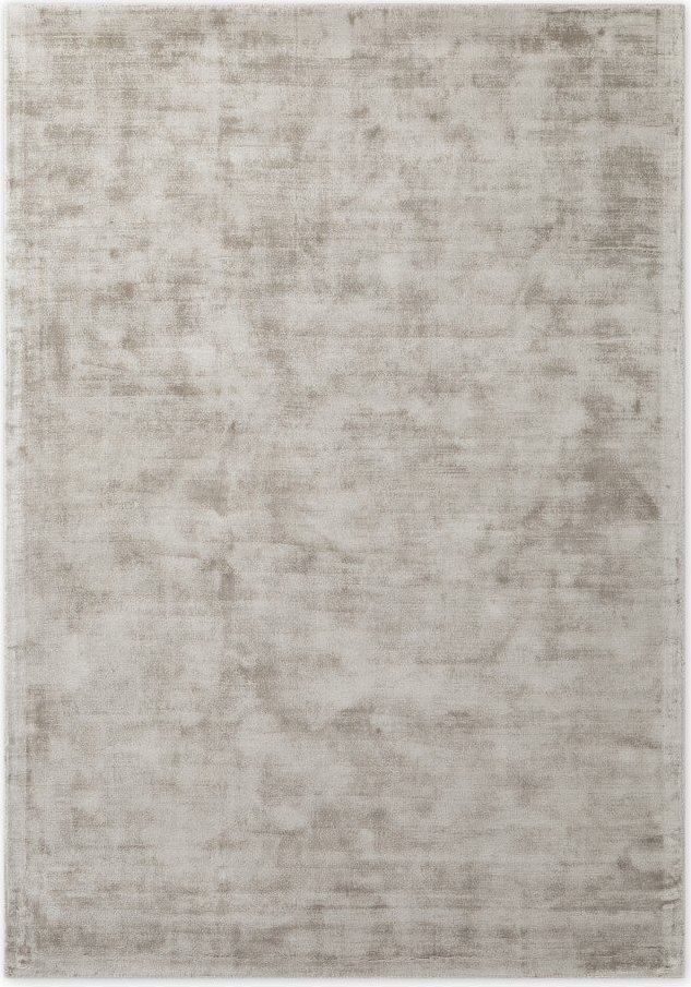 Šedý ručně tkaný koberec z viskózy 160x230 cm Noemi – Vikosa Vikosa