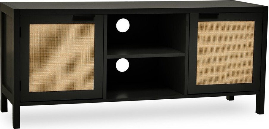 Černý TV stolek 120x52x38 cm Sherman – Premier Housewares Premier Housewares