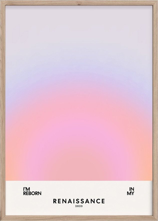 Tištěný obraz s rámem 50x70 cm Soft Nuances – Styler Styler