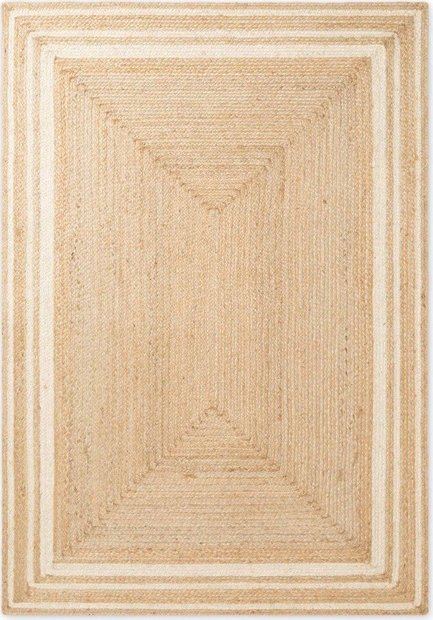Krémový/v přírodní barvě oboustranný/ručně tkaný jutový koberec 80x150 cm Looma – Hanse Home Hanse Home