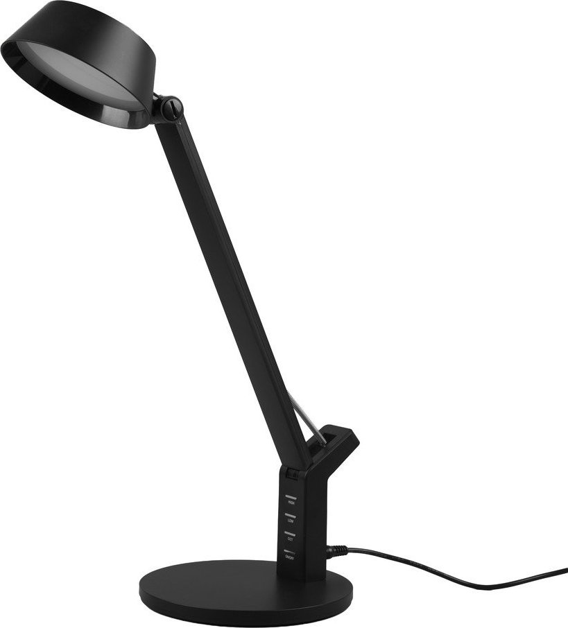 Matně černá LED stmívatelná stolní lampa (výška 40 cm) Ava – Trio TRIO
