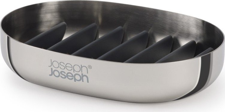 Mýdlenka z nerezové oceli v leskle stříbrné barvě EasyStore Luxe – Joseph Joseph Joseph joseph