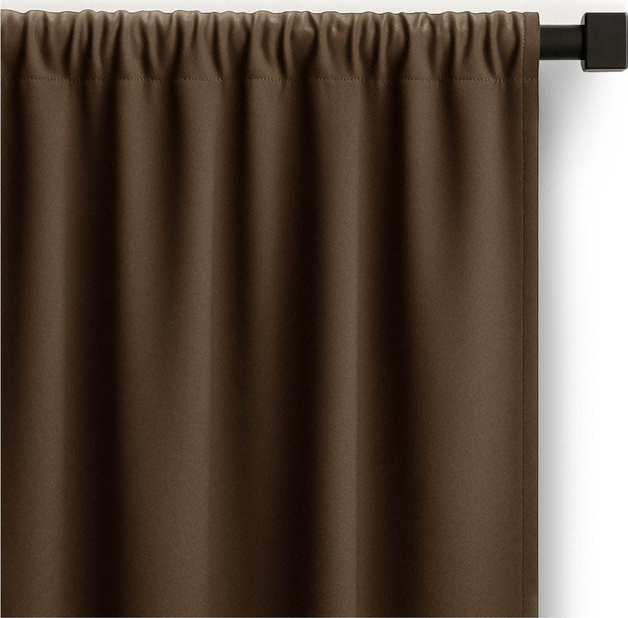 Hnědý dimout závěs 200x250 cm Carli – Restilo Restilo