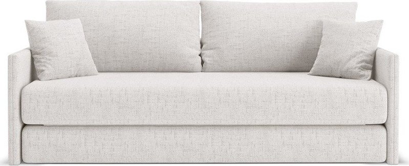 Béžová žinylková rozkládací pohovka 209 cm Shannon – Cosmopolitan Design Cosmopolitan design