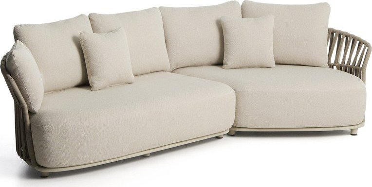 Béžová/taupe čalouněná zahradní pohovka Osani – Kave Home Kave Home