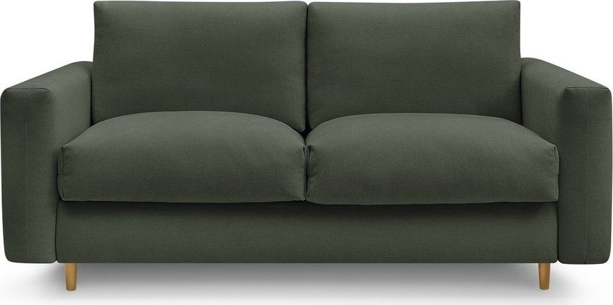 Zelená pohovka na každodenní spaní/rozkládací 200 cm Cocoone – Bobochic Paris Bobochic Paris