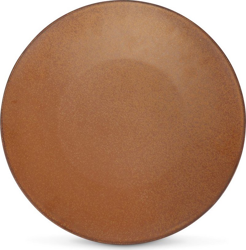 Hnědý porcelánový talíř ø 27 cm Ovio – BonBistro BonBistro
