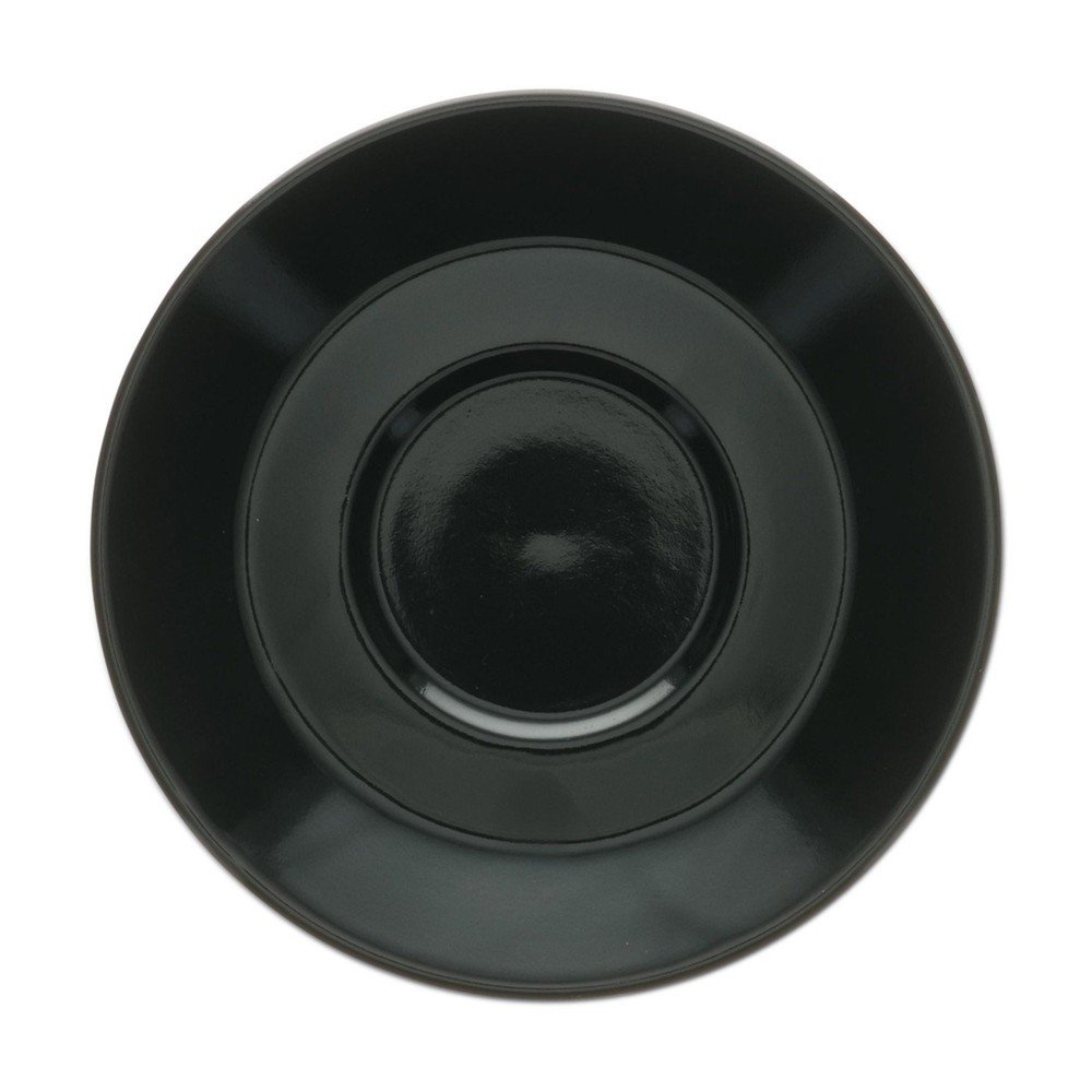 Černý porcelánový podšálek ø 16