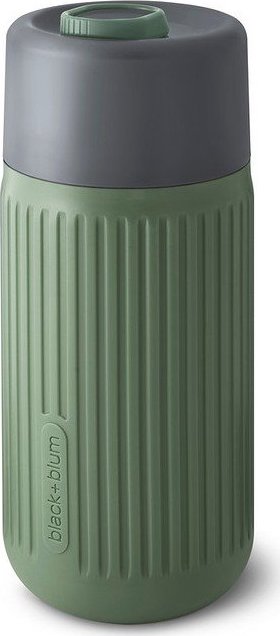 Zelený skleněný cestovní hrnek 340 ml – Black + Blum Black + Blum
