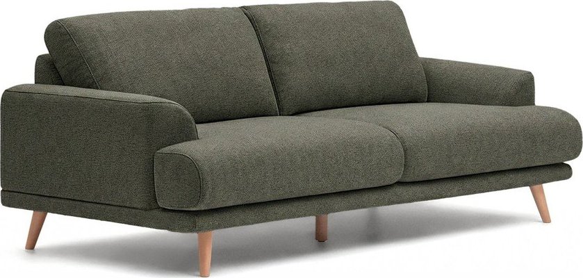 Tmavě zelená žinylková pohovka 228 cm Karin – Kave Home Kave Home