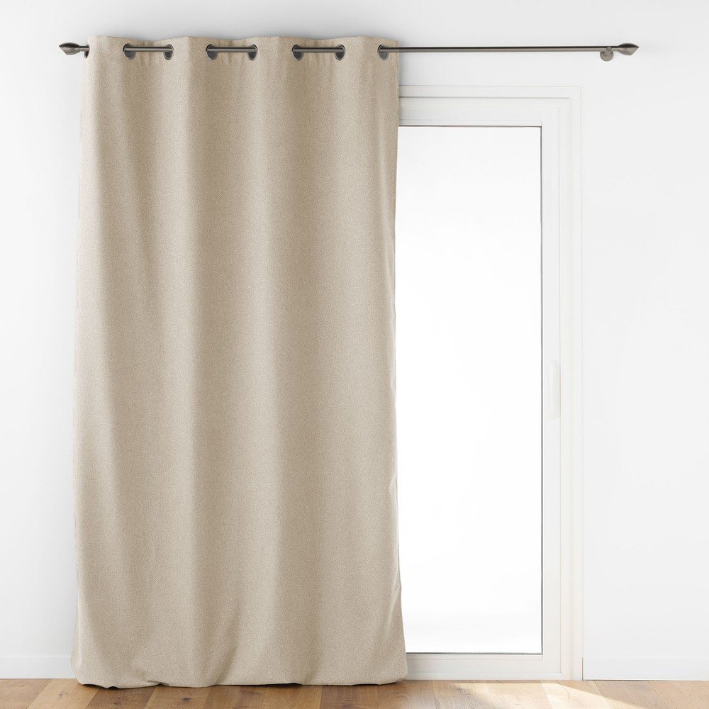 Béžový závěs 140x260 cm Jupiter – douceur d'intérieur Douceur d intérieur