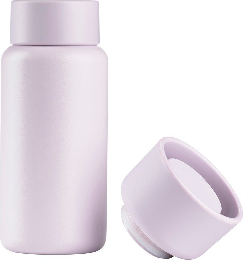 Světle růžový termo hrnek z nerezové oceli 400 ml Singles – Zone Zone