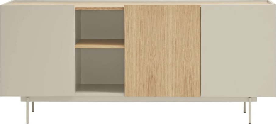 Béžová komoda dekor dub 180x78x45 cm Otto - II. jakost – Teulat Teulat