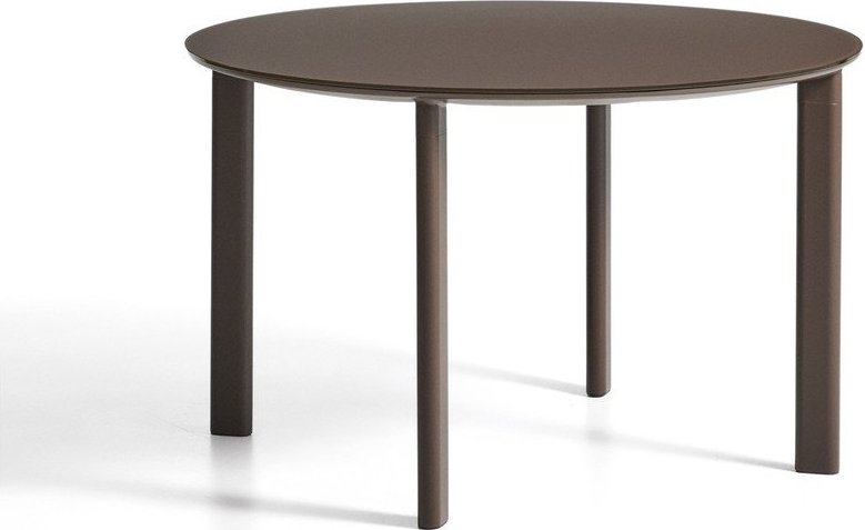 Kulatý zahradní jídelní stůl se skleněnou deskou ø 120 cm Erice – Kave Home Kave Home