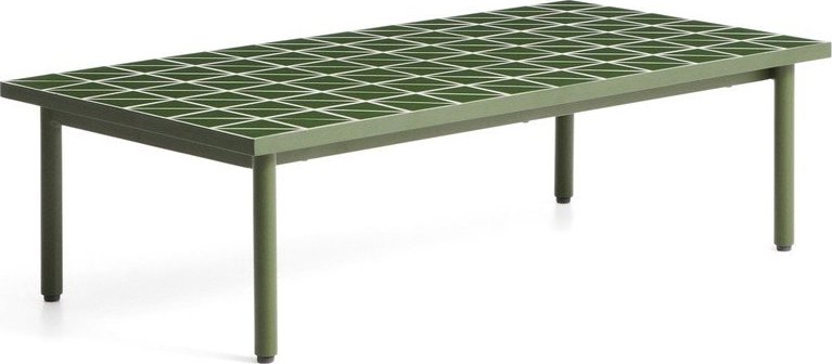 Zahradní konferenční stolek s keramickou deskou 61x122 cm Maurina – Kave Home Kave Home