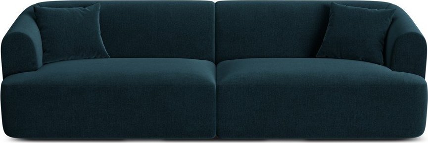 Sametová pohovka v petrolejové barvě 255 cm Campi – Cosmopolitan Design Cosmopolitan design