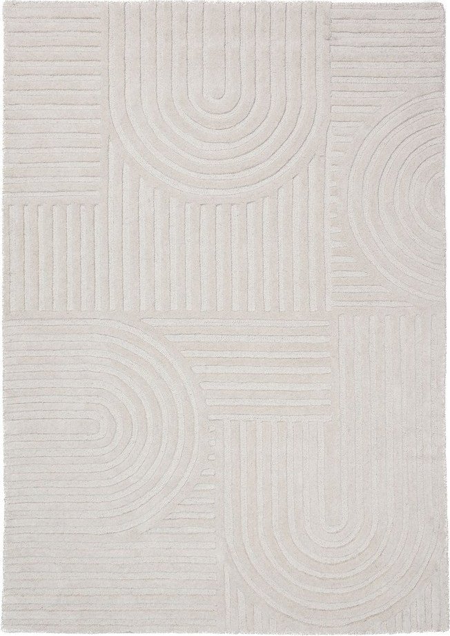 Slonovinový ručně tkaný vlněný koberec 120x170 cm Zen Garden – Flair Rugs Flair Rugs
