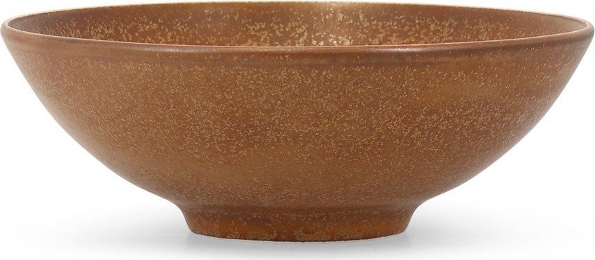 Hnědá porcelánová mísa ø 21 cm Ovio – BonBistro BonBistro