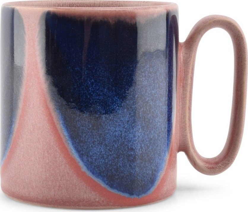 Modrý/růžový kameninový hrnek 390 ml Paint – Salt&Pepper Salt&Pepper