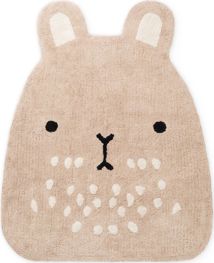 Béžový pratelný/ručně tkaný bavlněný dětský koberec 120x152 cm Snuggle Pucki – Hanse Home Hanse Home