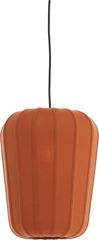 Závěsné svítidlo v terakotové barvě s textilním stínidlem ø 10 cm Bibury – Light & Living Light & Living