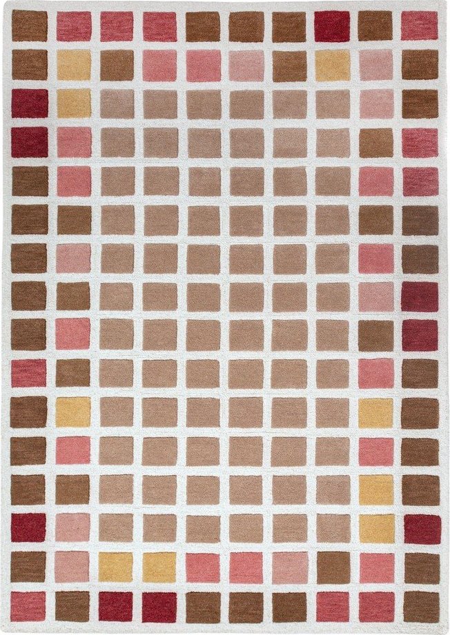 Růžový ručně tkaný vlněný koberec 200x290 cm Renga Wool – Flair Rugs Flair Rugs