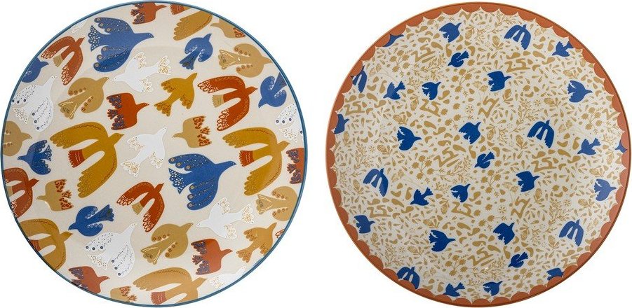 Talíře v sadě 2 ks z kameniny ø 25 cm Anniversary – Bloomingville Bloomingville