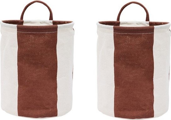Látkové košíky v sadě 2 ks ø 18x22 cm Kara – OYOY Living Design Oyoy Living Design