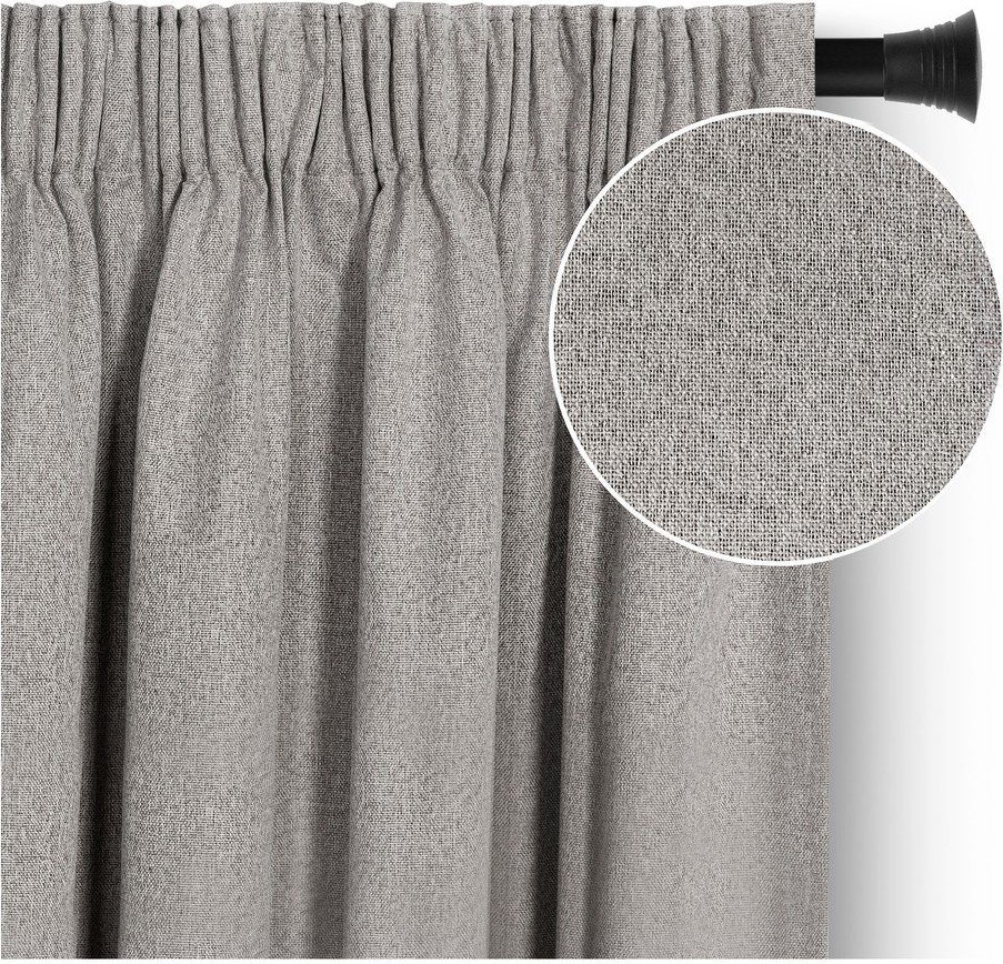 Taupe zatemňovací závěs 140x250 cm Corita – Restilo Restilo