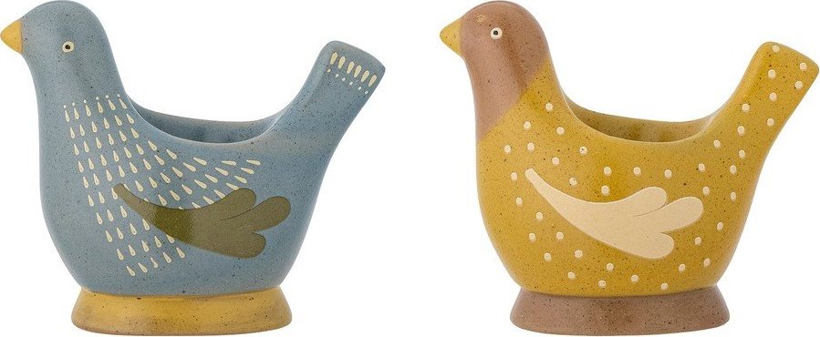 Kameninové stojánky na vajíčka v sadě 2 ks Birdy – Bloomingville Bloomingville