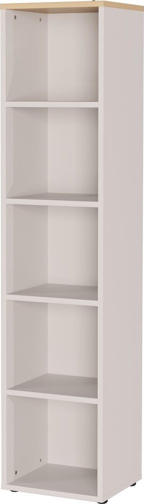 Krémová matná knihovna 45x197x40 cm Lissabon – Germania Germania