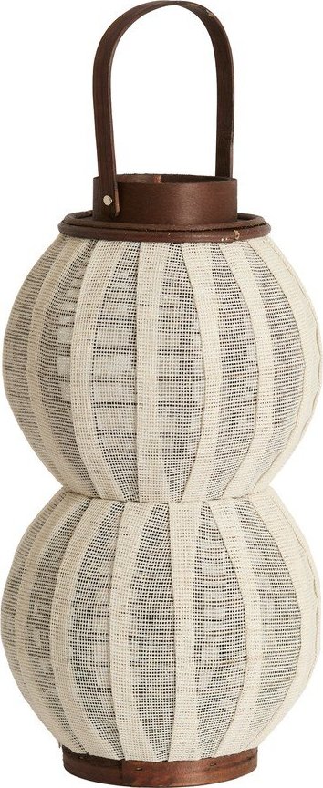 Dřevěná/látková lucerna (výška 48 cm) Arbore – Light & Living Light & Living