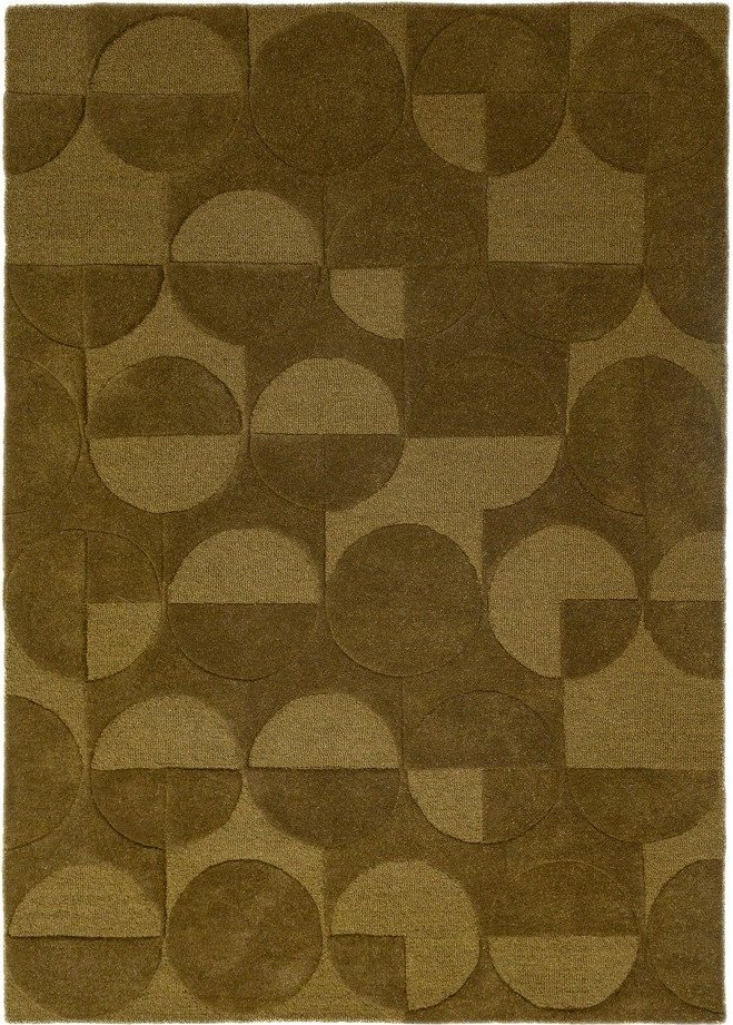 Tmavě zelený ručně tkaný vlněný koberec 120x170 cm Gigi – Flair Rugs Flair Rugs