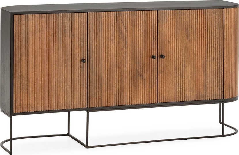 Komoda z mangového dřeva v přírodní barvě 165x90x40 cm Curve – MOME Mome