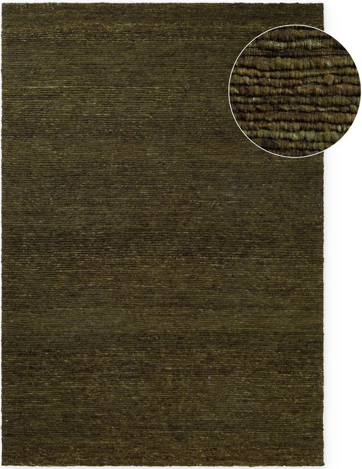 Tmavě zelený ručně tkaný vlněný koberec 200x290 cm Bexley Woolwich – Ted Baker Ted Baker