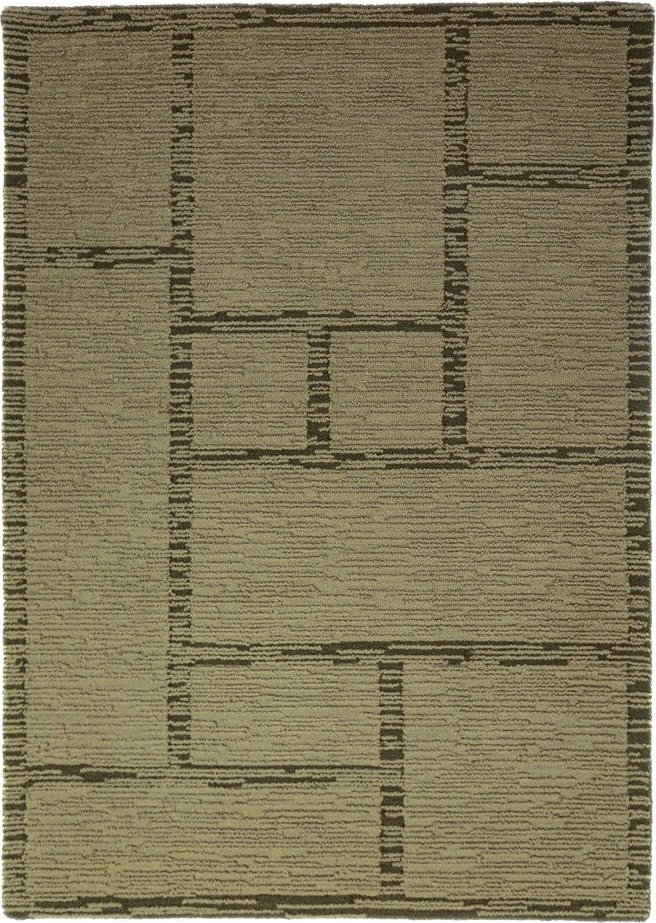 Zelený ručně tkaný vlněný koberec 200x290 cm Harris Modula Wool – Flair Rugs Flair Rugs