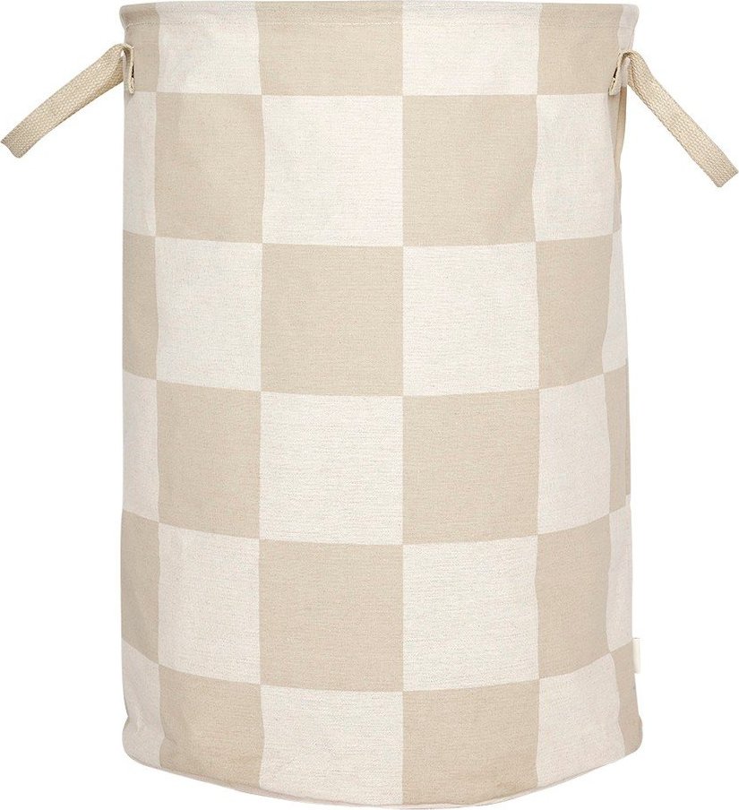 Béžový/krémový látkový koš na prádlo Chess – OYOY Living Design Oyoy Living Design