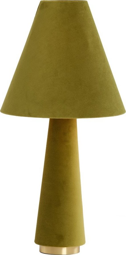 Zelená stolní lampa s textilním stínidlem (výška 61 cm) Devia – Light & Living Light & Living
