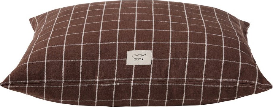 Hnědý bavlněný pelíšek pro psa 54x42 cm Kyoto – OYOY Living Design Oyoy Living Design