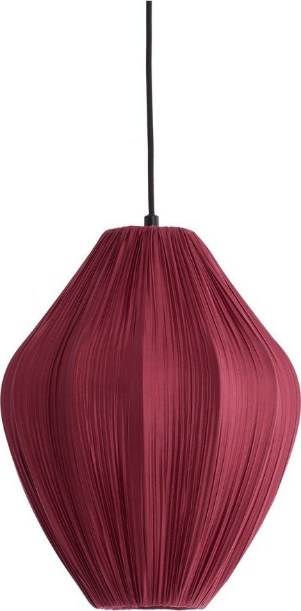 Vínové závěsné svítidlo s textilním stínidlem ø 12 cm Verita – Light & Living Light & Living