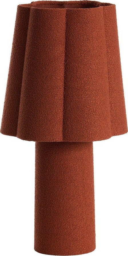 Stolní lampa v cihlové barvě s textilním stínidlem (výška 50 cm) Musaby – Light & Living Light & Living