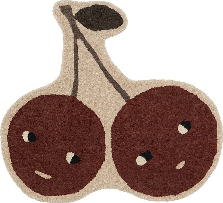 Dětský koberec s příměsí vlny 86x76 cm Cherry – OYOY Mini OYOY MINI