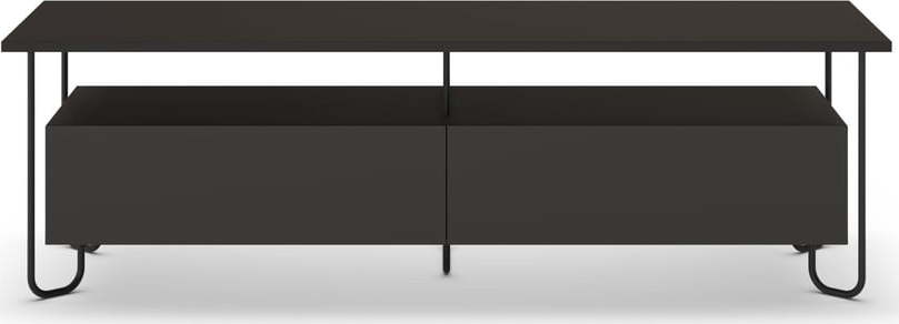 Černý TV stolek 150x45 cm Dilly – Marckeric Marckeric