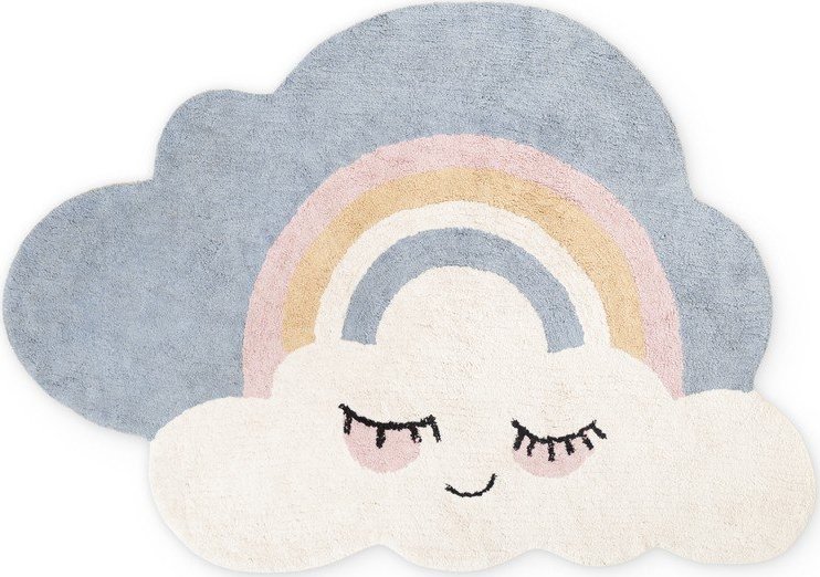 Krémový pratelný/ručně tkaný bavlněný dětský koberec 140x200 cm Snuggle Nappi – Hanse Home Hanse Home