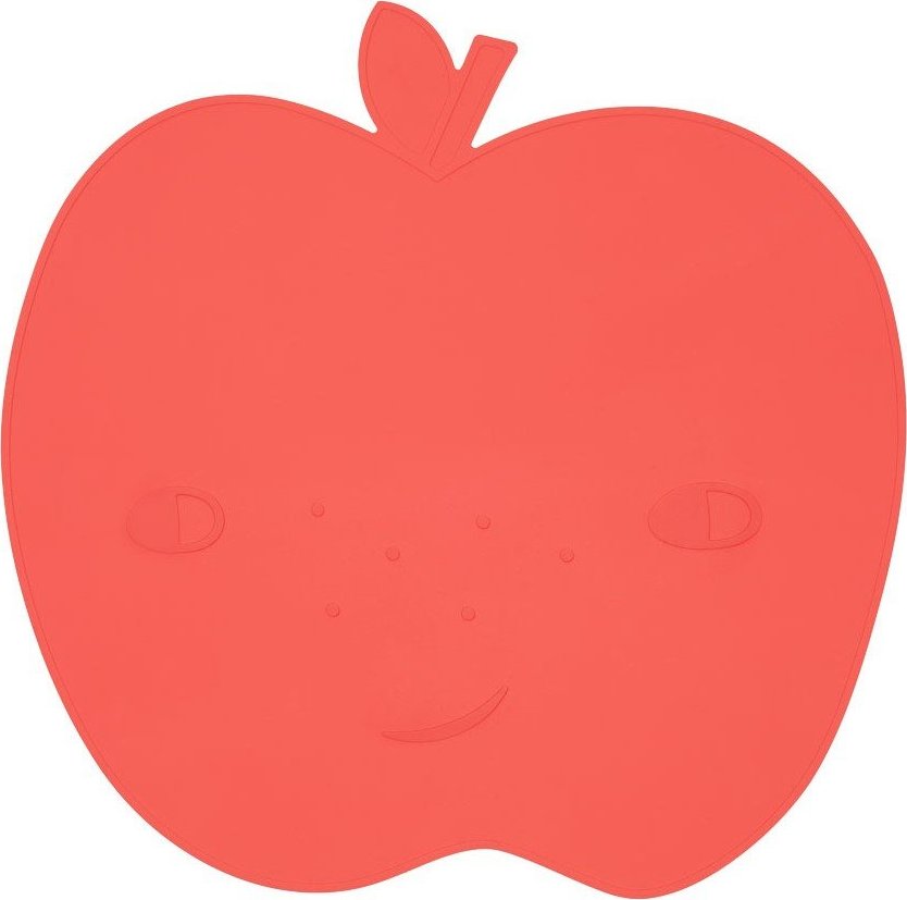 Silikonové dětské prostírání 39x39 cm Apple – OYOY Mini OYOY MINI