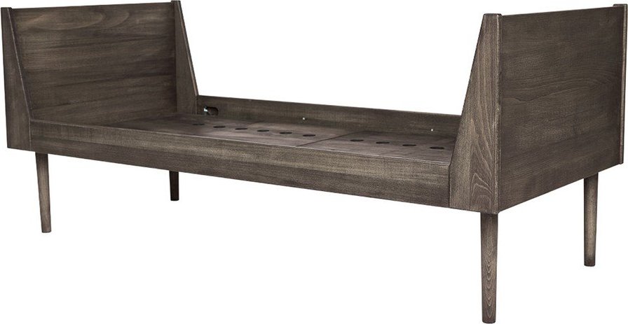 Dětská postel z bukového dřeva 70x160 cm v tmavě přírodní barvě Hevali – OYOY Mini OYOY MINI